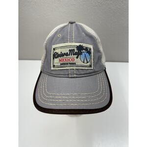 Banana Bay Head Gear Snapback Hat Riviera Maya Mexico Gray Patch Adjustable Cap